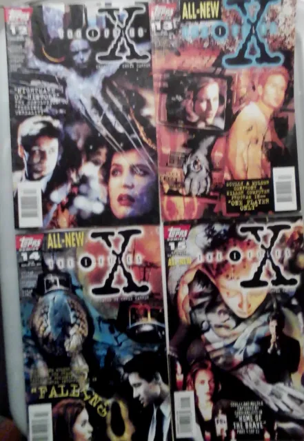 Topps Comics The X-files #12,13,14,15 1995