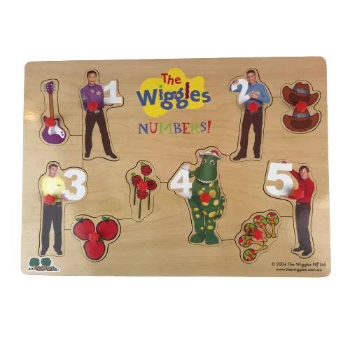 THE WIGGLES NUMBERS 2004 wood Puzzle 28.00 PicClick AU