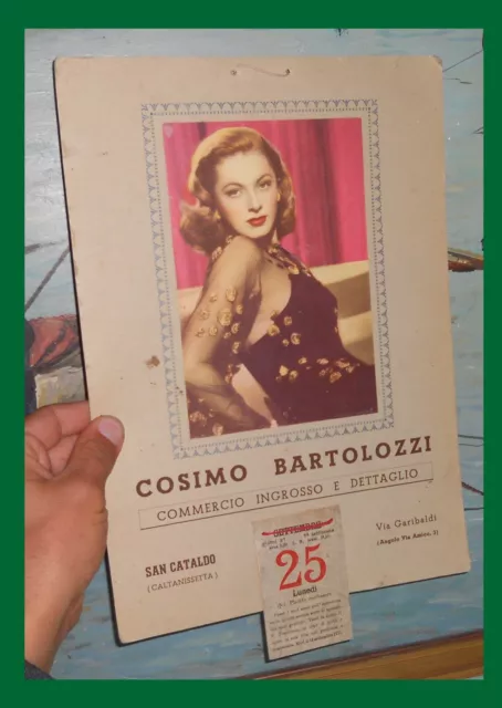 CALENDARIO PUBBLICITARIO NEGOZIO COSIMO BARTOLOZZI - SAN CATALDO Caltanissetta