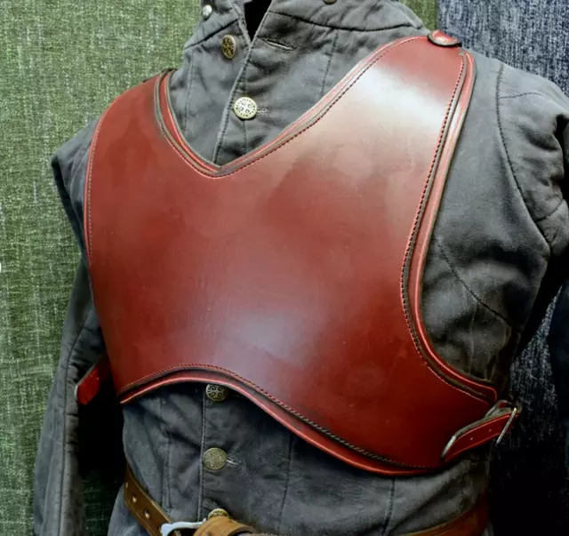 Brown Leather Medieval Breastplate Swordsman Chest Armour