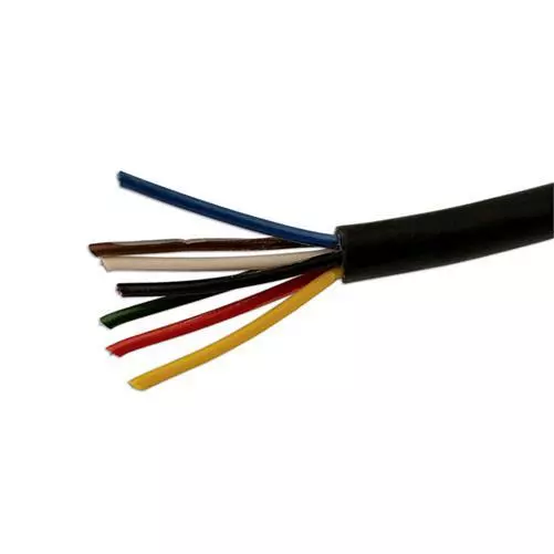 Cable de remolque Connect negro 7 núcleos 5,75A 30m 30092
