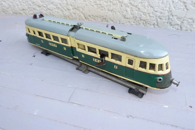 Jouet Ancien Autorail Joustra La Flèche Avec Rails