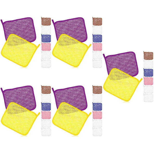 40 pz panni esfolianti corpo nylon panni bagno panni