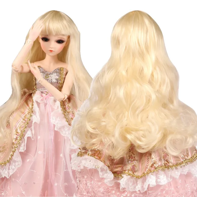 Dolls Accessories Wigs For 1/3 BJD Dolls Straight Wave Wigs DIY Replacement Toy