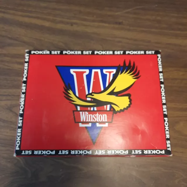 Brand New - Vintage - Winston Poker Game Box Set.