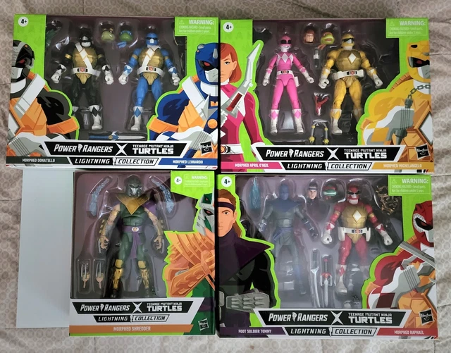 Hasbro - Power Rangers X Teenage Mutant Ninja Turtles Lightning Collection - Lot