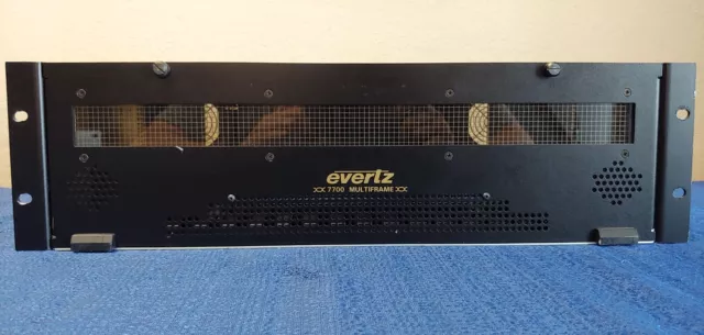 Evertz 7700FR-C Multiframe w/7700FC Frame Controller *NO PSU's*