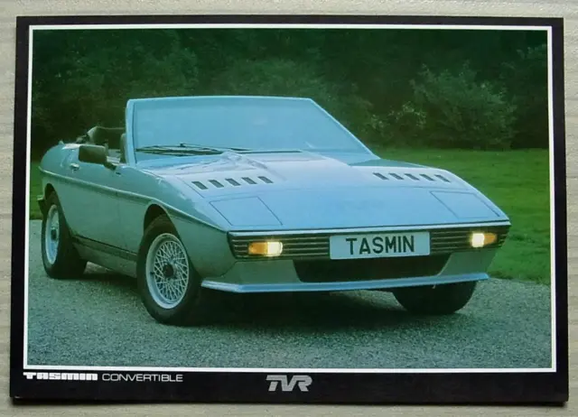 TVR TASMIN CONVERTIBLE Car Sales Specification Leaflet c1982 #C/S/82/10
