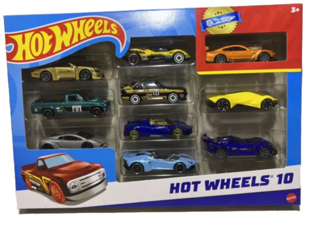 HOT WHEELS 10 Pack Single Including 2 Liberty Walk Silvia Black