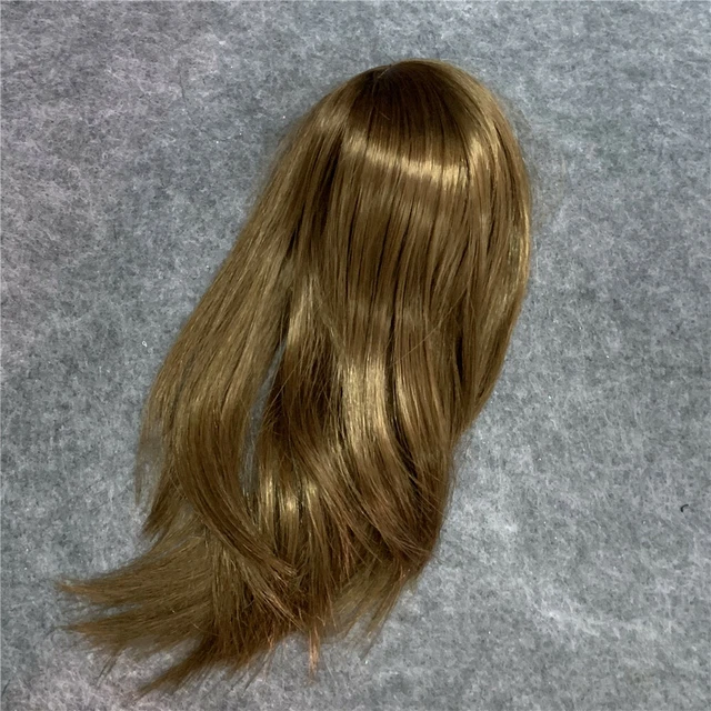Replace Wig for 18" American Joss Brown Hair Part Doll Outfit Accessories Toy