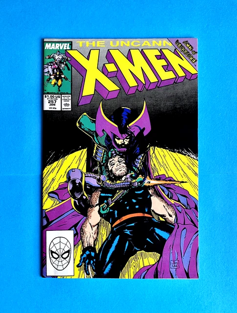Uncanny X-Men #257 (Vol 1)  Jim Lee  Marvel Comics  Jan 1990  V/G  1St Print