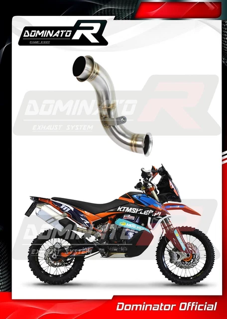 Tube Central De Liaison Pour Pot KTM 790 Duke 2018-2020 - Acier Inox, Compatible Silencieux D'Origine