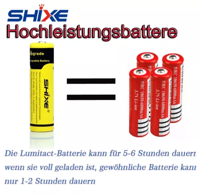 SHIXE 20000lm Taktisch Polizei Taschenlampe L2 LED Militär wiederaufladbar 3