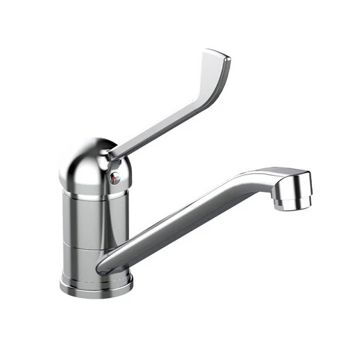 Miscelatore Monocomando Lavello Leva Clinica Frontale Linea Ten - Cromo