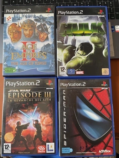 Lot De 4 Jeux PSP Complets – Star Wars Et FIFA – Très Bon état – Collection