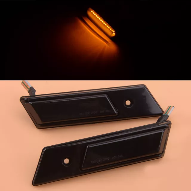 Paar Side Marker Indicator Repeater Light Lamp Fit For BMW 3 5 7er E36 E34 E32