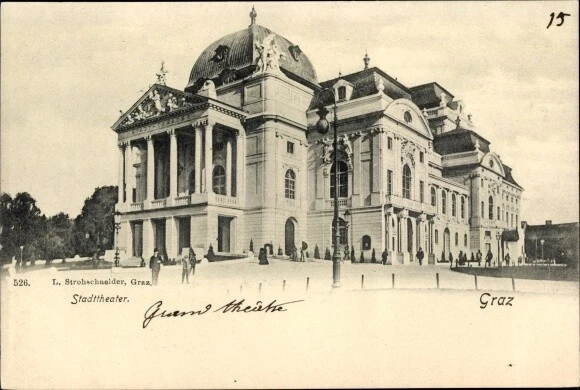 Ak Graz Steiermark, Stadttheater - 3964198