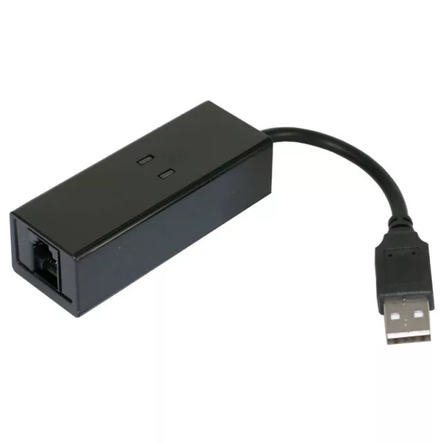 USB 2.0 RJ11 56K V.92 V.90 External Dial up Voice Fax Data Modem