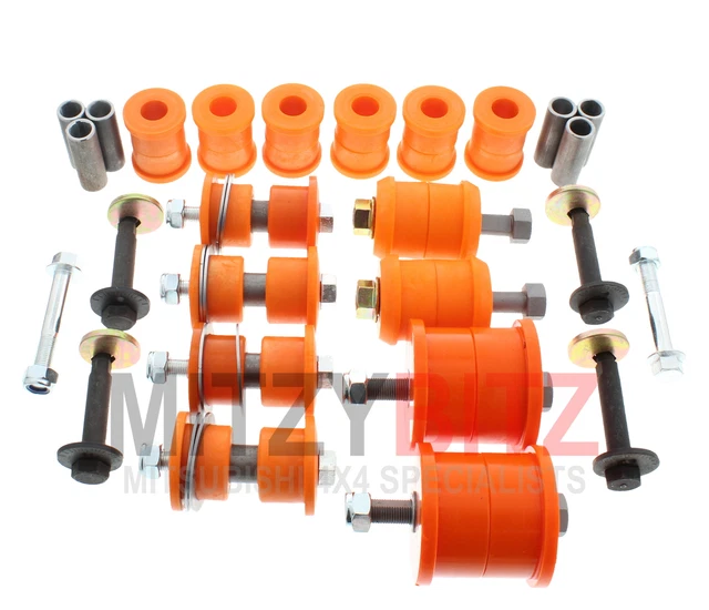 COMPLETE REAR AXLE SUSPENSION BUSH KIT PAJERO SHOGUN V78W MK3 3.2 DiD £