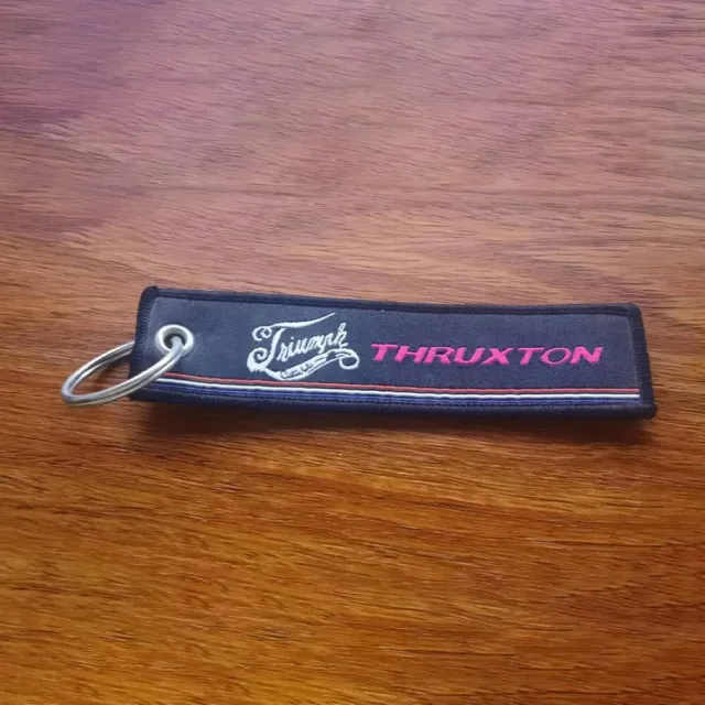 Key Ring Chain Holder Gifts For TRIUMPH THRUXTON 865 1200 Keychain Keyrings