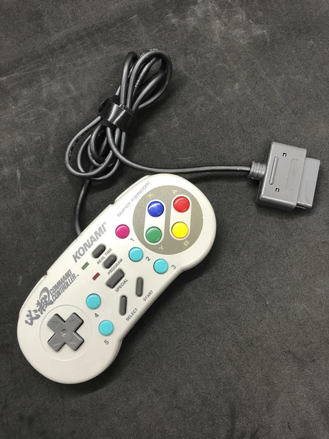 Super Nintendo Konami Command Controller Super Famicom SNES RU009