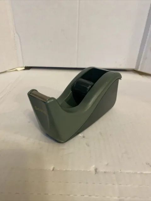 Vintage - Mid Century 3M C60 Emerald Two-Tone Green Scotch Tape Dispenser