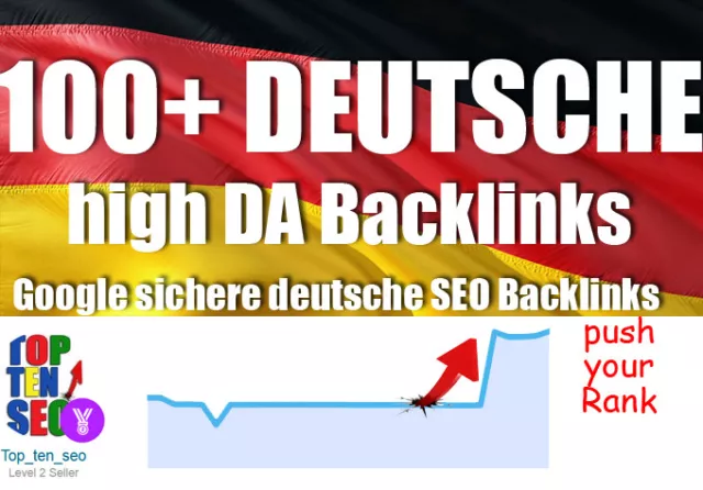 100 + DEUTSCHE Backlinks manueller Linkaufbau High DA dofollow SEO