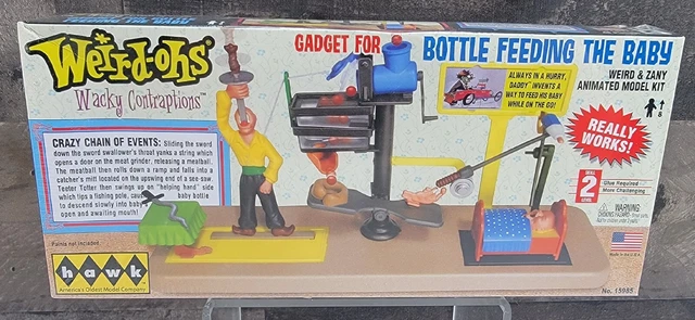 Weird-Ohs Wacky Contraptions Gadget for Bottle Feeding the Baby Model Kit NEW