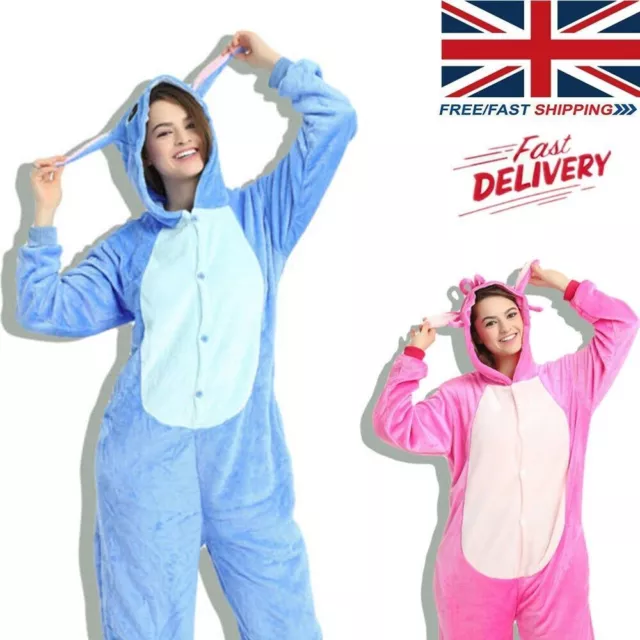 Stitch bodysui Sleepwear Unisex Adult Pajamas Kigurumi Cosplay Costume Animal