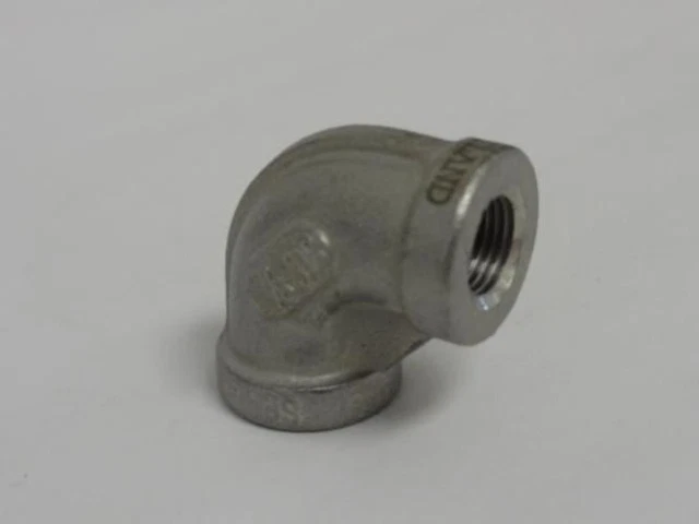 198749 Old-Stock; MFG- MDL-Unkn88797 Elbow Fitting; 1/8" NPT; 90 Degree; Stainle