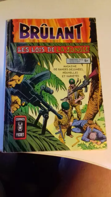 BRÛLANT n°16 .BD. Petit format. " Les lois de la jungle ".arédit 1981(cag14)