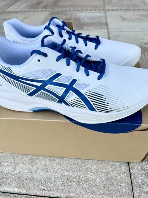 ASICS  men's gel-game 8 tennis shoes - US No 8. White/Blue.Brand New In The Box.