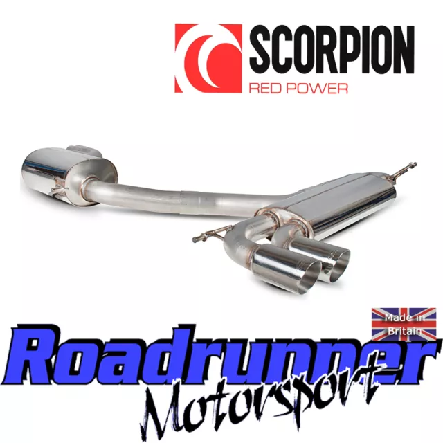 Scorpion Golf GTI MK5 Exhaust 3" Stainless Cat Back System Resonated SVW042 New