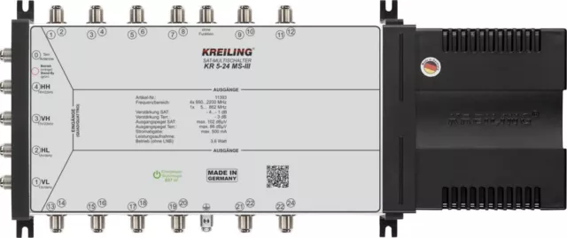 Kreiling Tech. Multischalter Stand alone KR 5-24 MS-III Multischalter 11393