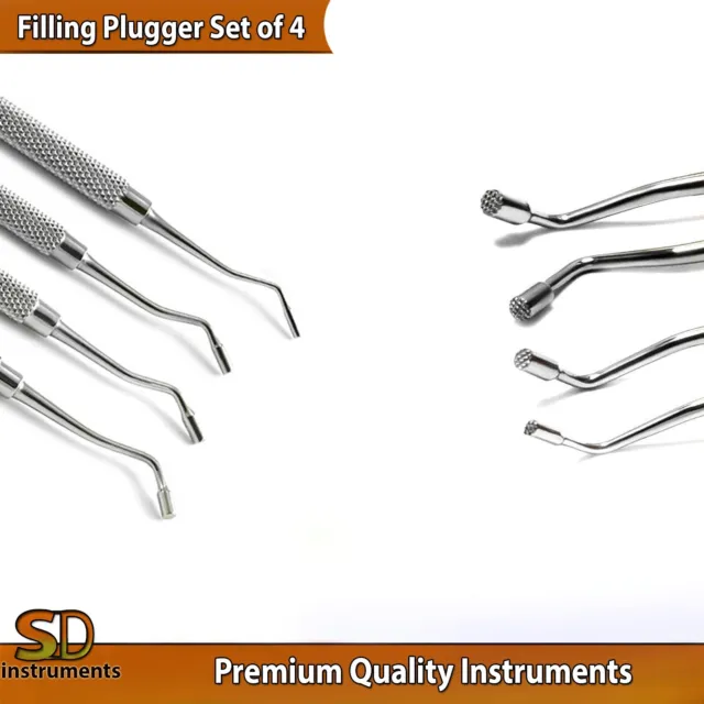 Dental Plugger Filling Instruments Micro Serrated Pointed Restorative Scalers