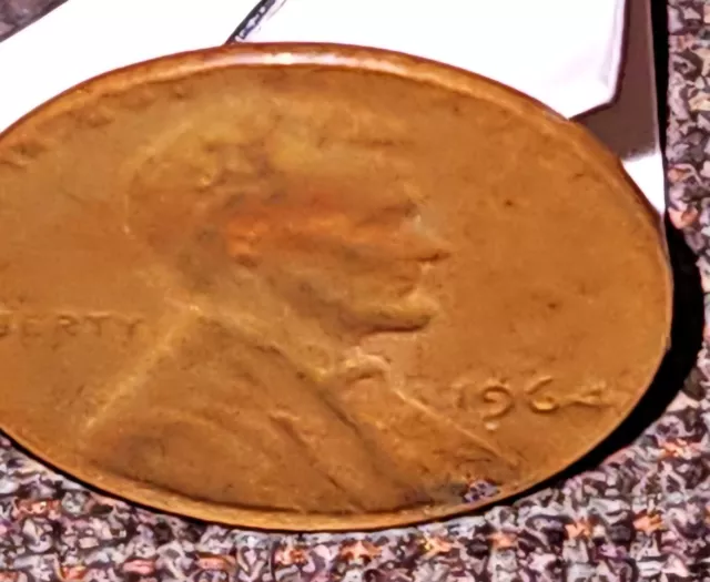 1964 Lincoln cent. Die error No Rim SHOWN