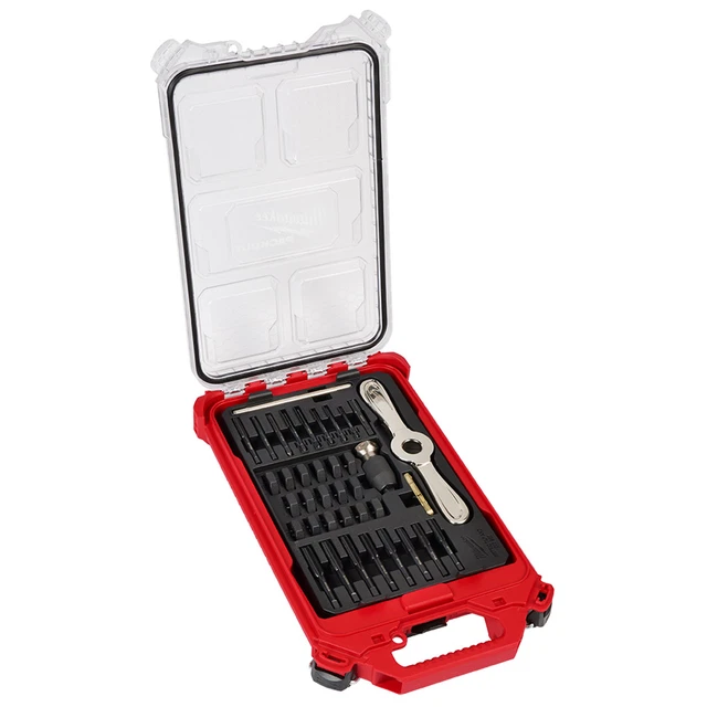 Milwaukee 49-22-5603 38PC Metric Tap & Die PACKOUT Set w/ Hex-LOK 2-in-1 Handle