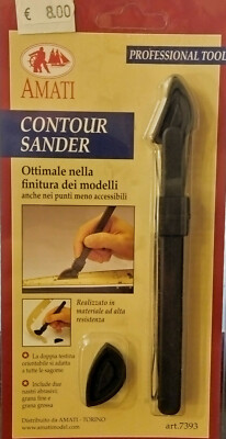 lima a carta vetrata Amati Contour Sander per Modellismo Amati art.7393 