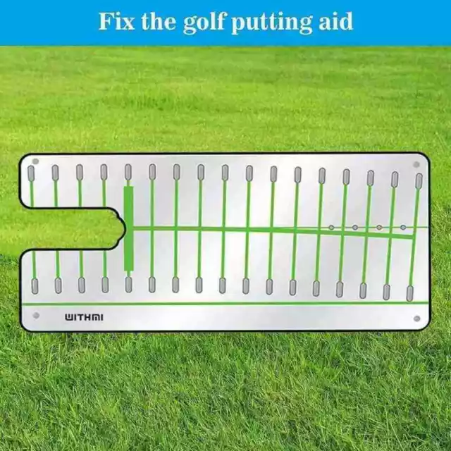 Golf Putting Training Mirror Eyeline Alignment Practice Aid Portable