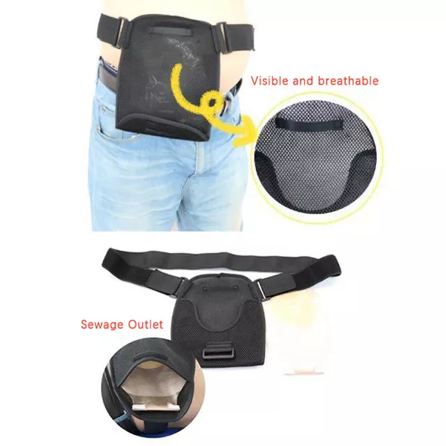 Ostomy Bag Belt Waist Fixed Strap Fistula Drainage Bag Protective Co-EL