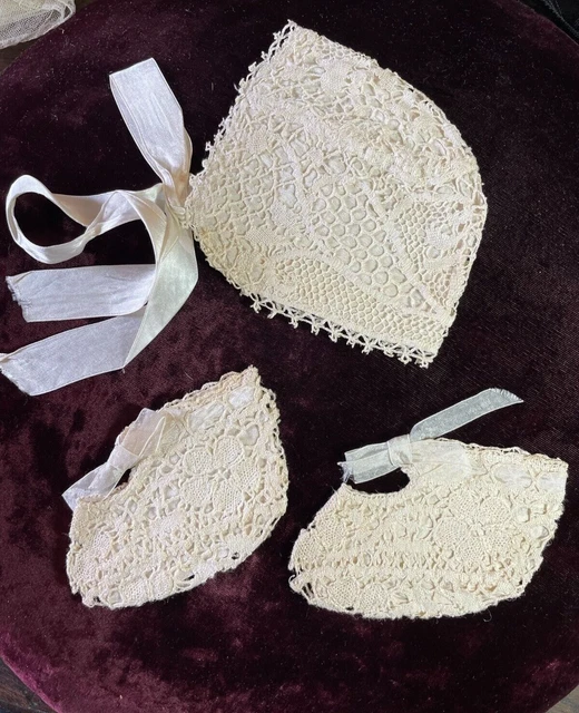 Patron Ancien N°20 - Robe De Baptême + Bonnet + Souliers - Reproduction 1866