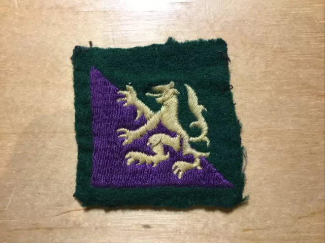 British Army Highland District  formation arm patch