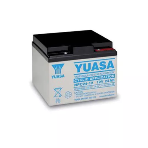 NPC24-12 Yuasa 12v 24Ah Valve Regulated Lead Acid Rechargeable battery