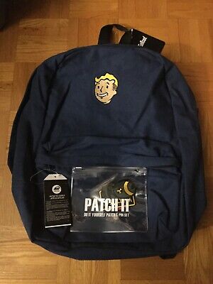 Fallout Vault Boy Backpack with 2 Patch Nuclear,Vault-Tec and 1 Nuka Cola Button