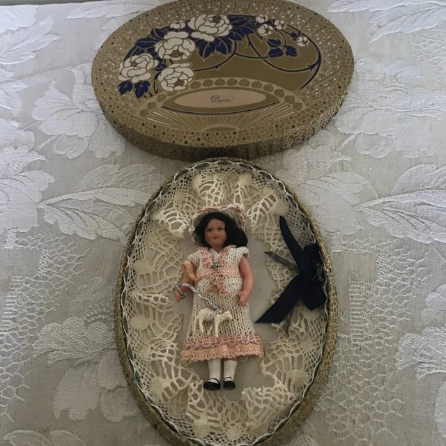 Poupée Ancienne Rare SNF Dominique - Garçon En Celluloïd, Tenue D'origine