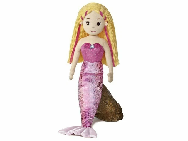 MERMAID DOLL~MELODY~SOFT TOY~LARGE 18 inch Sea Sparkles~13346~Aurora