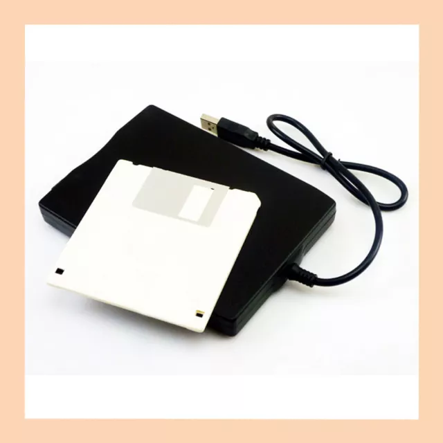 1.44MB USB External Floppy Disk Drive FDD 3.5 For Mac Windows Laptop PC