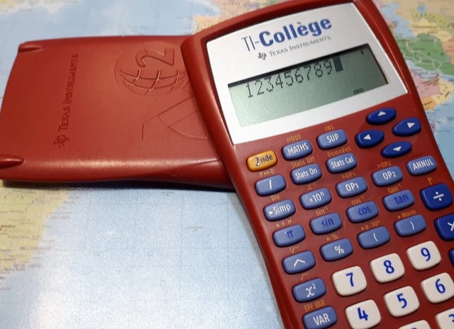TEXAS INSTRUMENTS TI-COLLEGE Plus/ Calculette Calculatrice Sans Le Cache EUR 12,95 - FR