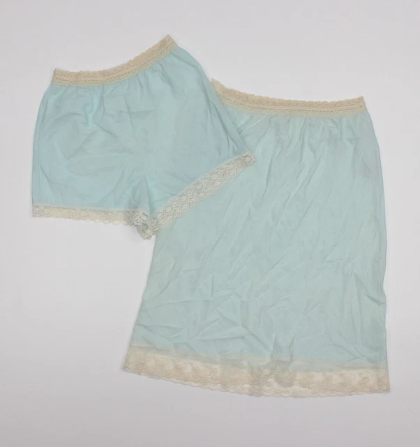 Vintage Alice Maloof Blue Shorts and Skirt