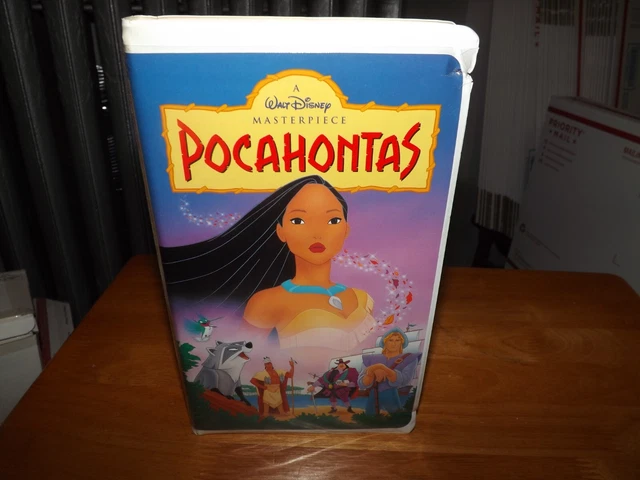 Walt Disney Masterpiece Pocahontas Vhs Used Tape In Clamshell Case 1996
